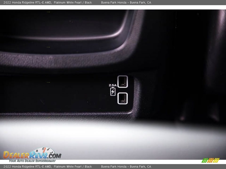 2022 Honda Ridgeline RTL-E AWD Platinum White Pearl / Black Photo #27