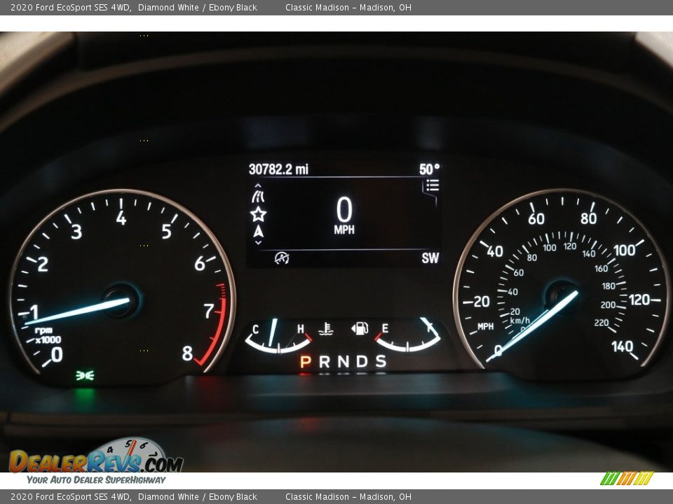 2020 Ford EcoSport SES 4WD Diamond White / Ebony Black Photo #8