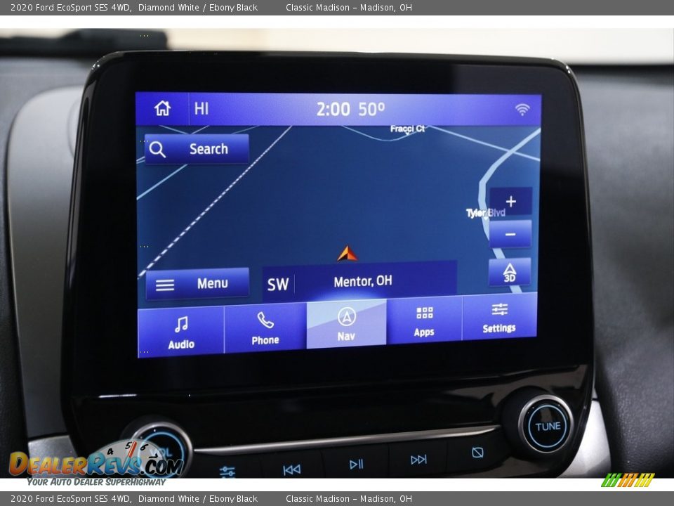 2020 Ford EcoSport SES 4WD Diamond White / Ebony Black Photo #11