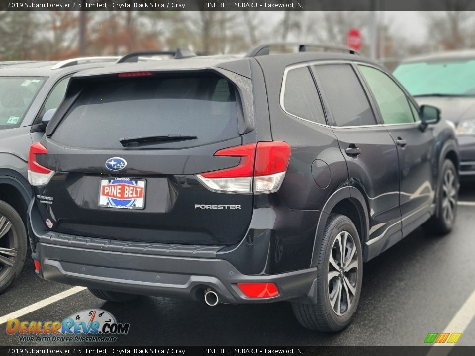 2019 Subaru Forester 2.5i Limited Crystal Black Silica / Gray Photo #2