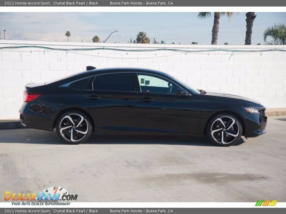 2021 Honda Accord Sport Crystal Black Pearl / Black Photo #12