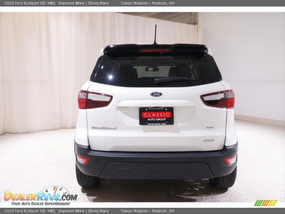 2020 Ford EcoSport SES 4WD Diamond White / Ebony Black Photo #17