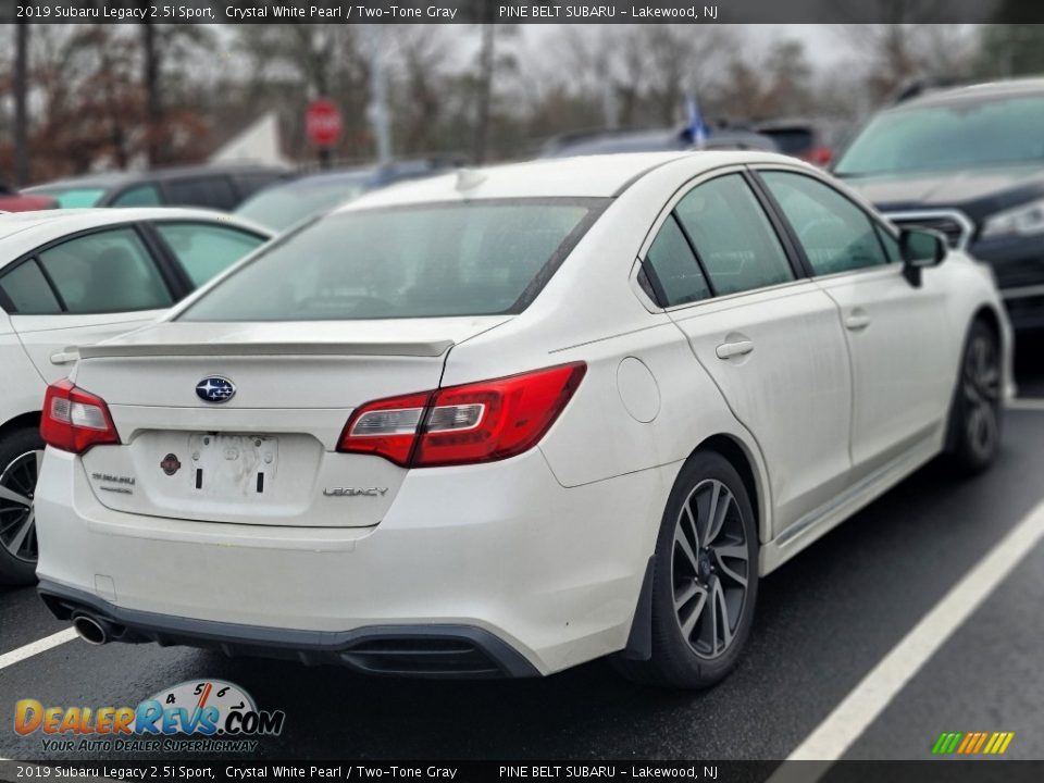 2019 Subaru Legacy 2.5i Sport Crystal White Pearl / Two-Tone Gray Photo #2