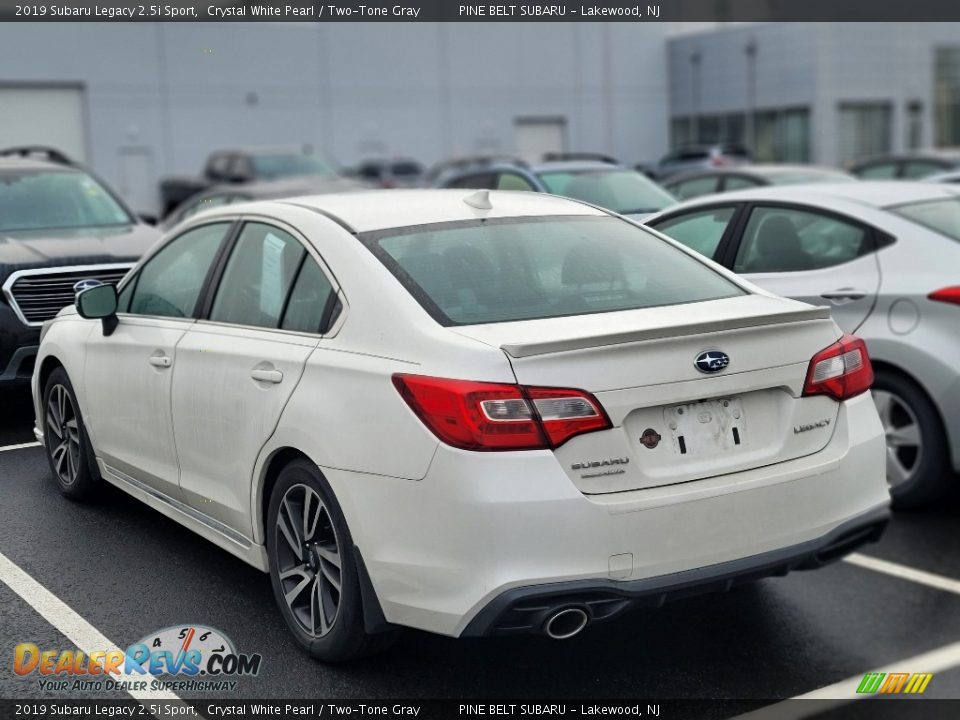 2019 Subaru Legacy 2.5i Sport Crystal White Pearl / Two-Tone Gray Photo #4