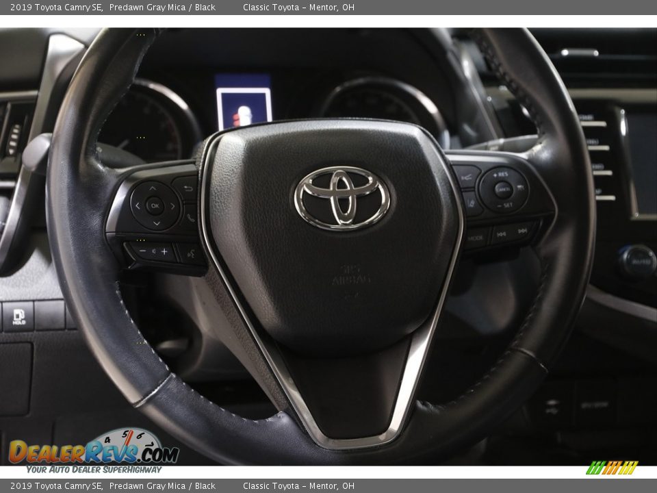 2019 Toyota Camry SE Predawn Gray Mica / Black Photo #7