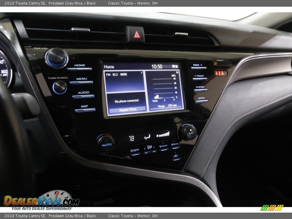 2019 Toyota Camry SE Predawn Gray Mica / Black Photo #9