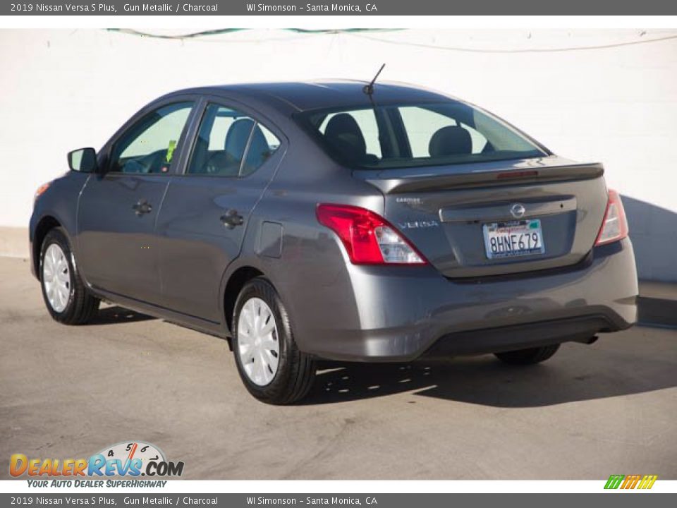 2019 Nissan Versa S Plus Gun Metallic / Charcoal Photo #2