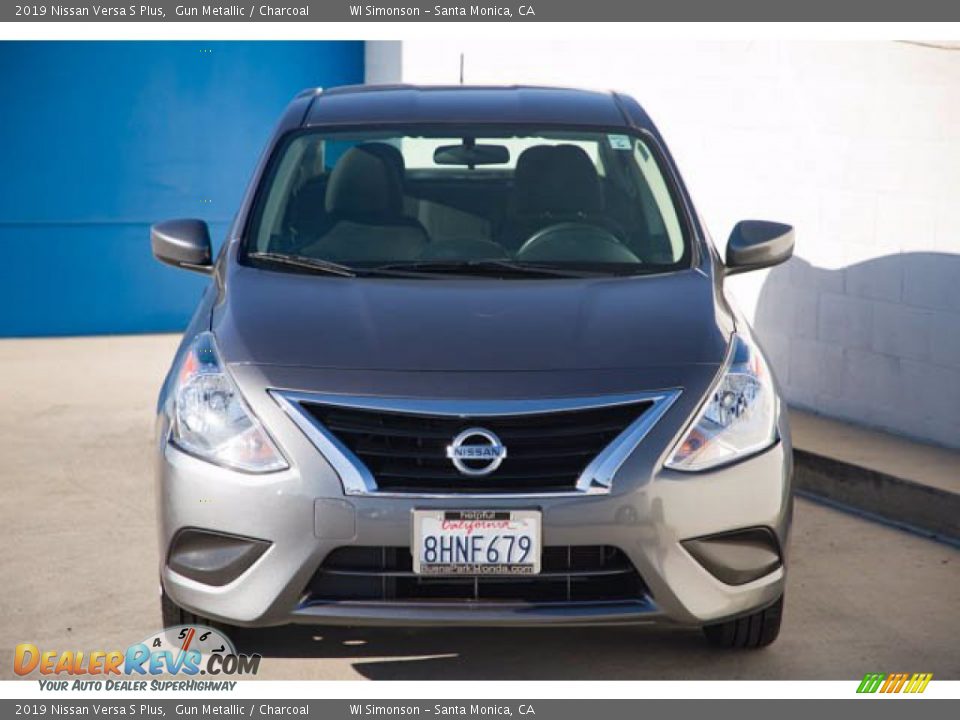 2019 Nissan Versa S Plus Gun Metallic / Charcoal Photo #7