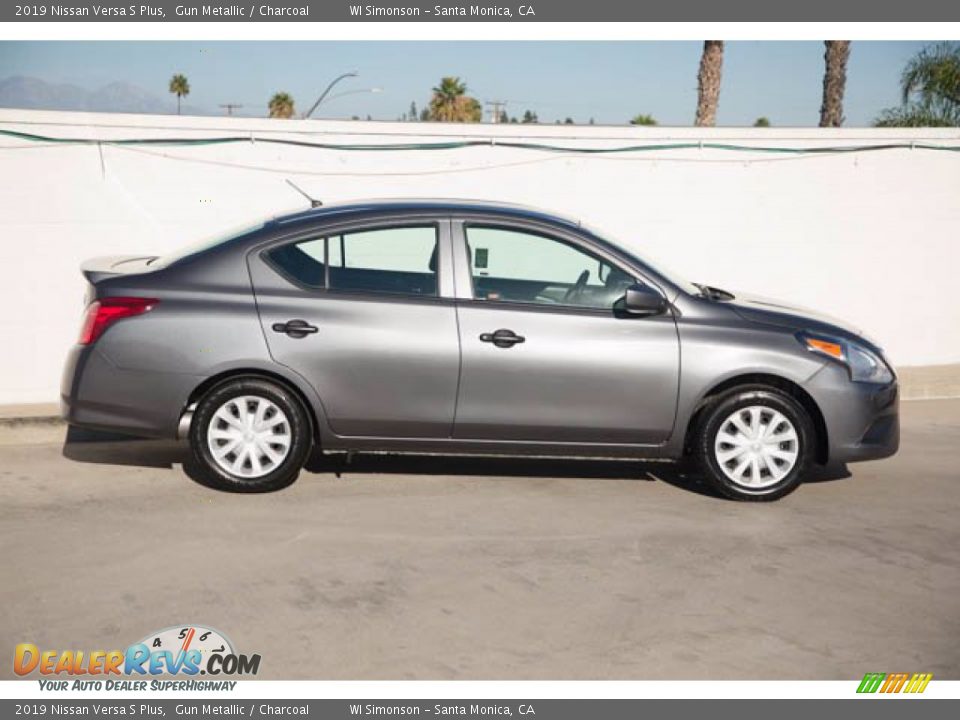 2019 Nissan Versa S Plus Gun Metallic / Charcoal Photo #14