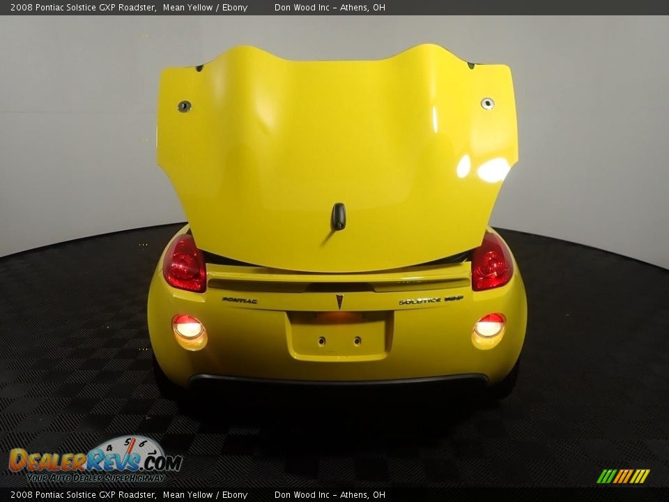 2008 Pontiac Solstice GXP Roadster Mean Yellow / Ebony Photo #11