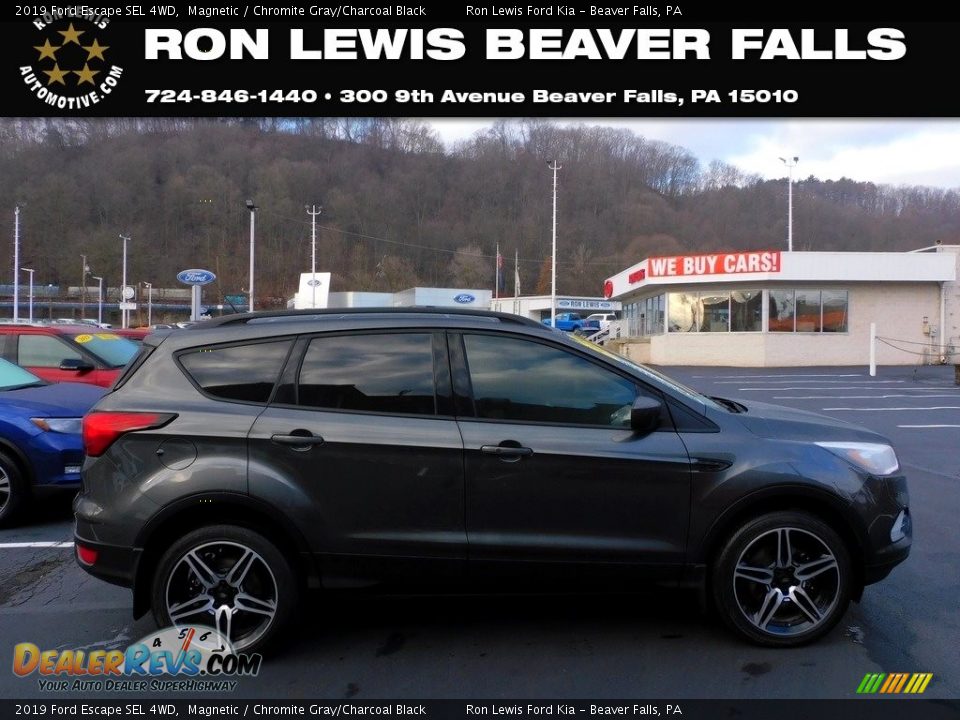 2019 Ford Escape SEL 4WD Magnetic / Chromite Gray/Charcoal Black Photo #1