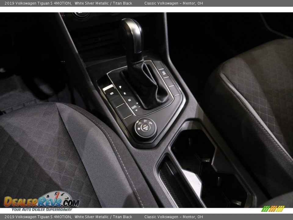 2019 Volkswagen Tiguan S 4MOTION White Silver Metallic / Titan Black Photo #12