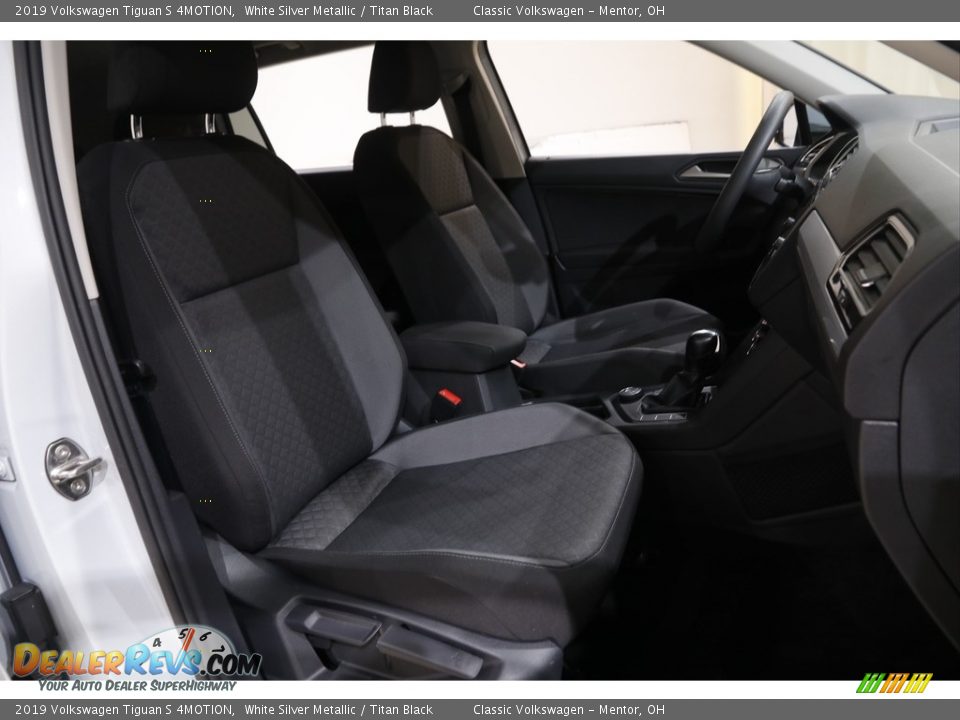 2019 Volkswagen Tiguan S 4MOTION White Silver Metallic / Titan Black Photo #13