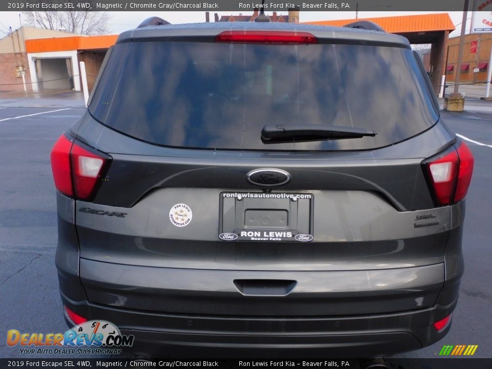 2019 Ford Escape SEL 4WD Magnetic / Chromite Gray/Charcoal Black Photo #3