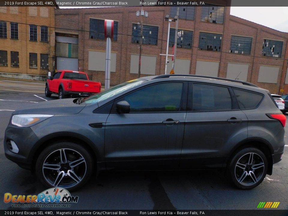 2019 Ford Escape SEL 4WD Magnetic / Chromite Gray/Charcoal Black Photo #6