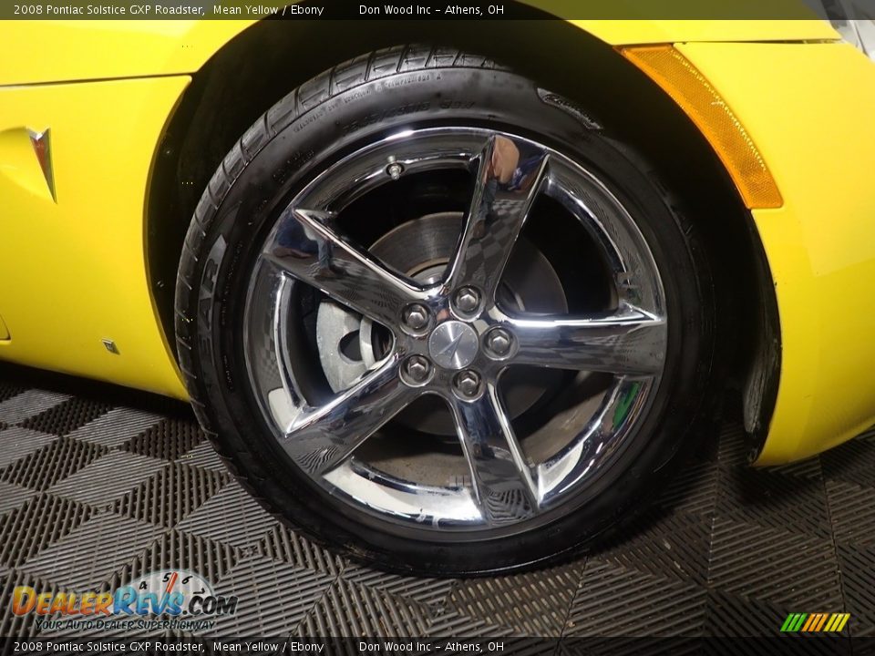 2008 Pontiac Solstice GXP Roadster Mean Yellow / Ebony Photo #29
