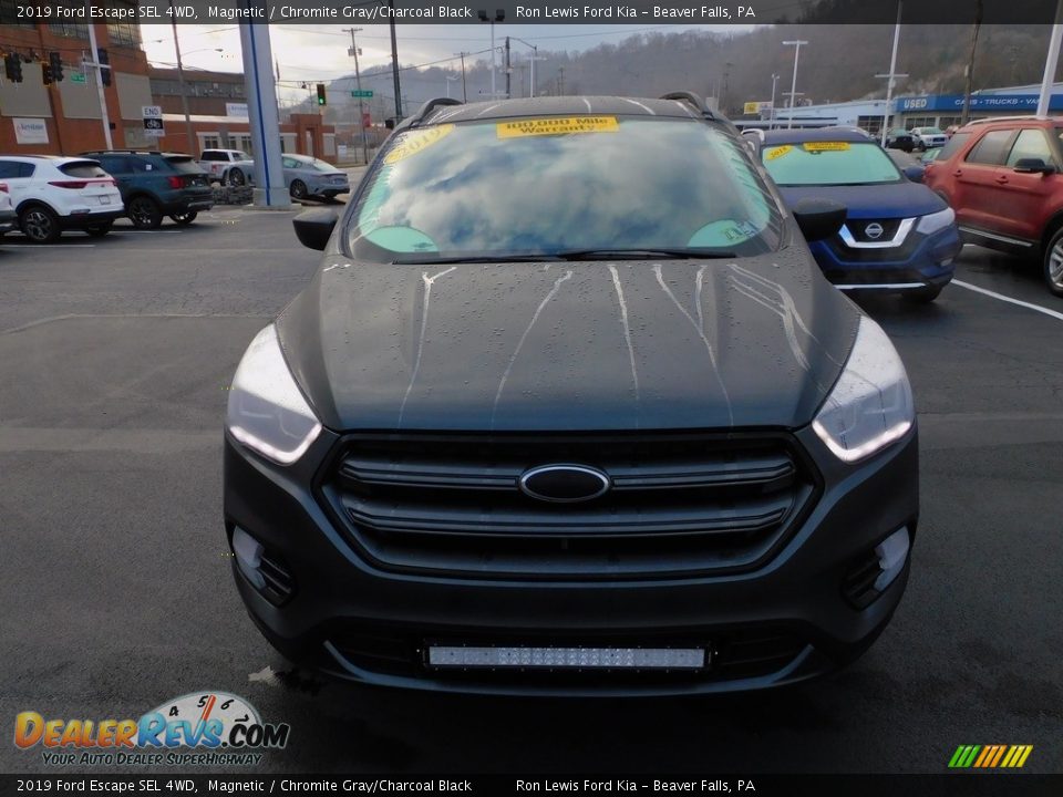 2019 Ford Escape SEL 4WD Magnetic / Chromite Gray/Charcoal Black Photo #8