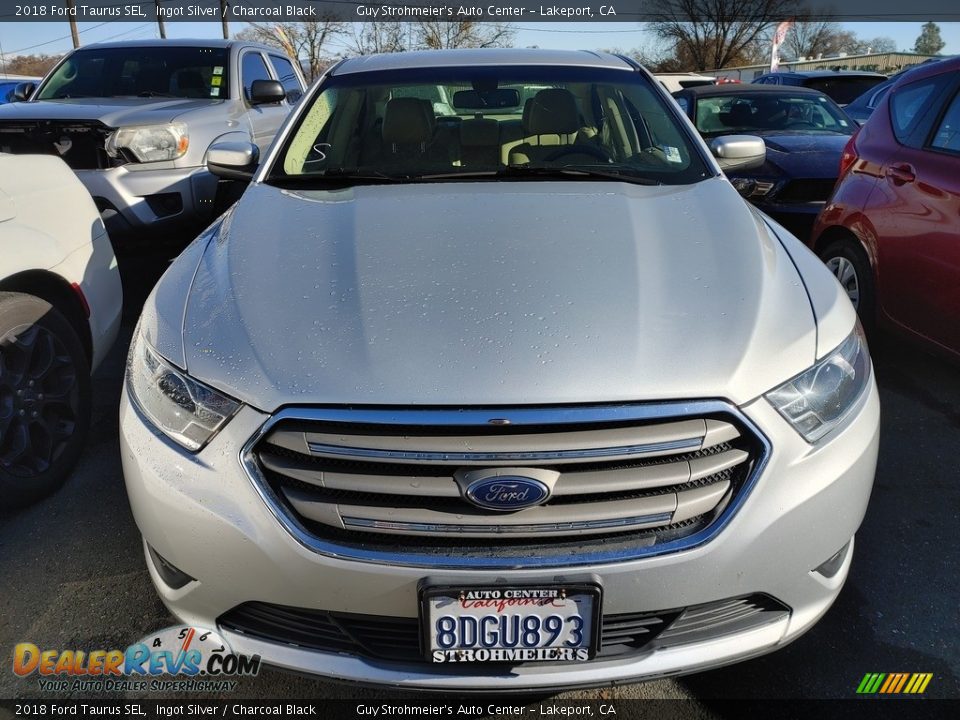 2018 Ford Taurus SEL Ingot Silver / Charcoal Black Photo #2