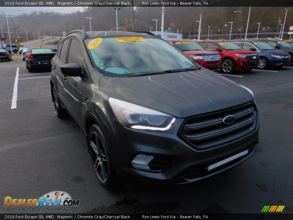 2019 Ford Escape SEL 4WD Magnetic / Chromite Gray/Charcoal Black Photo #9