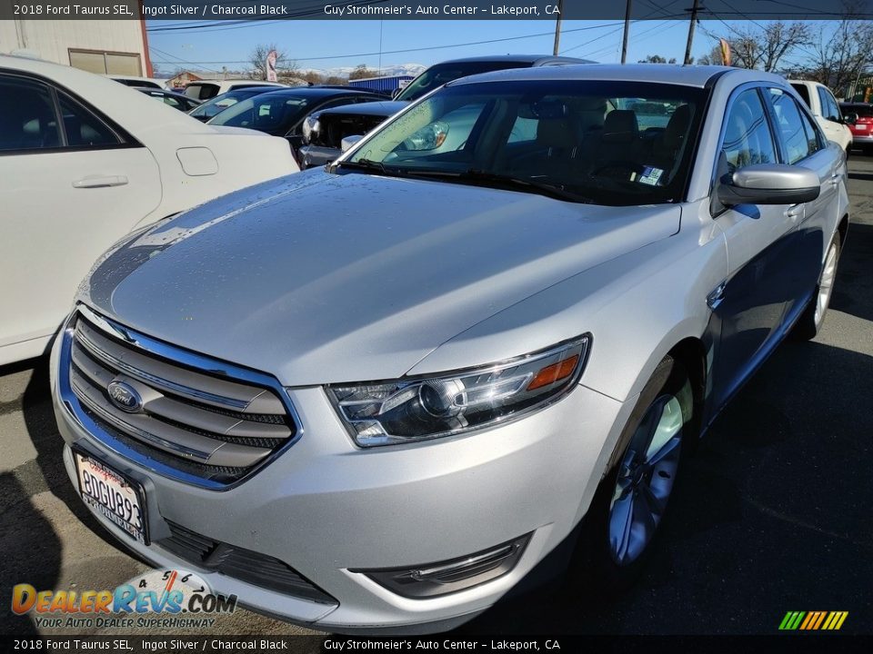 2018 Ford Taurus SEL Ingot Silver / Charcoal Black Photo #3