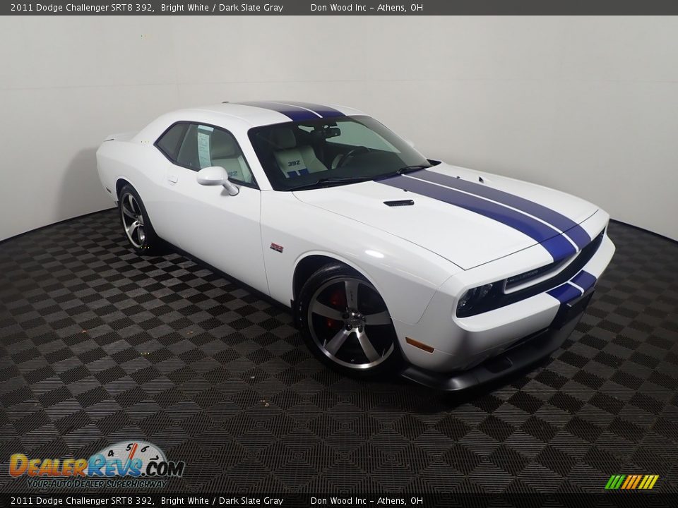 2011 Dodge Challenger SRT8 392 Bright White / Dark Slate Gray Photo #3
