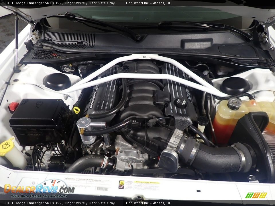 2011 Dodge Challenger SRT8 392 Bright White / Dark Slate Gray Photo #7