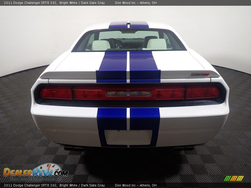 2011 Dodge Challenger SRT8 392 Bright White / Dark Slate Gray Photo #11