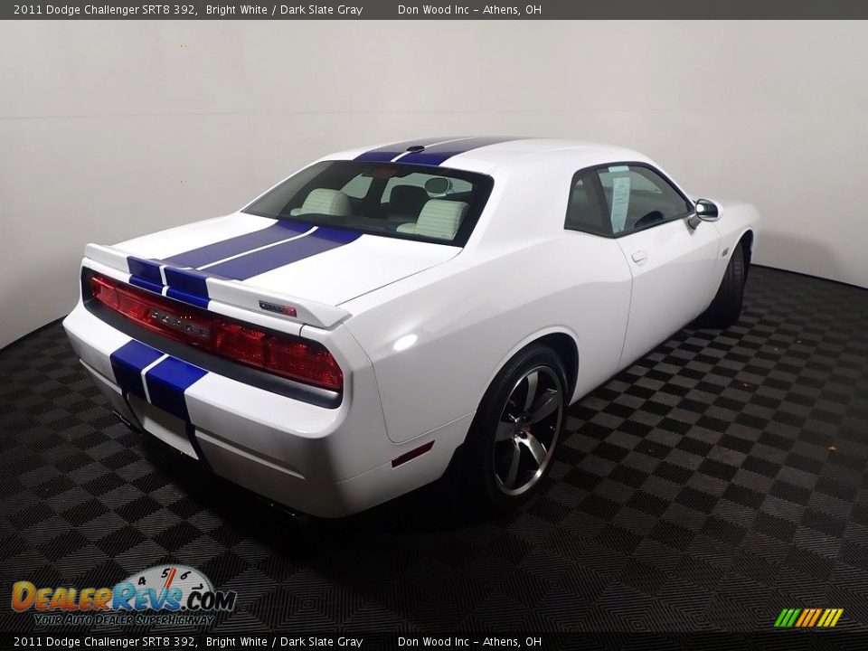 2011 Dodge Challenger SRT8 392 Bright White / Dark Slate Gray Photo #14