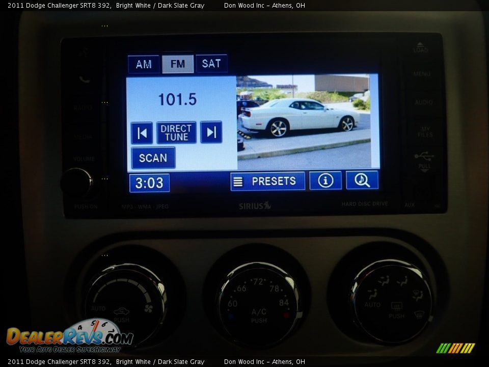2011 Dodge Challenger SRT8 392 Bright White / Dark Slate Gray Photo #23