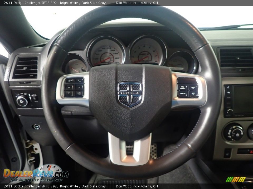 2011 Dodge Challenger SRT8 392 Bright White / Dark Slate Gray Photo #24