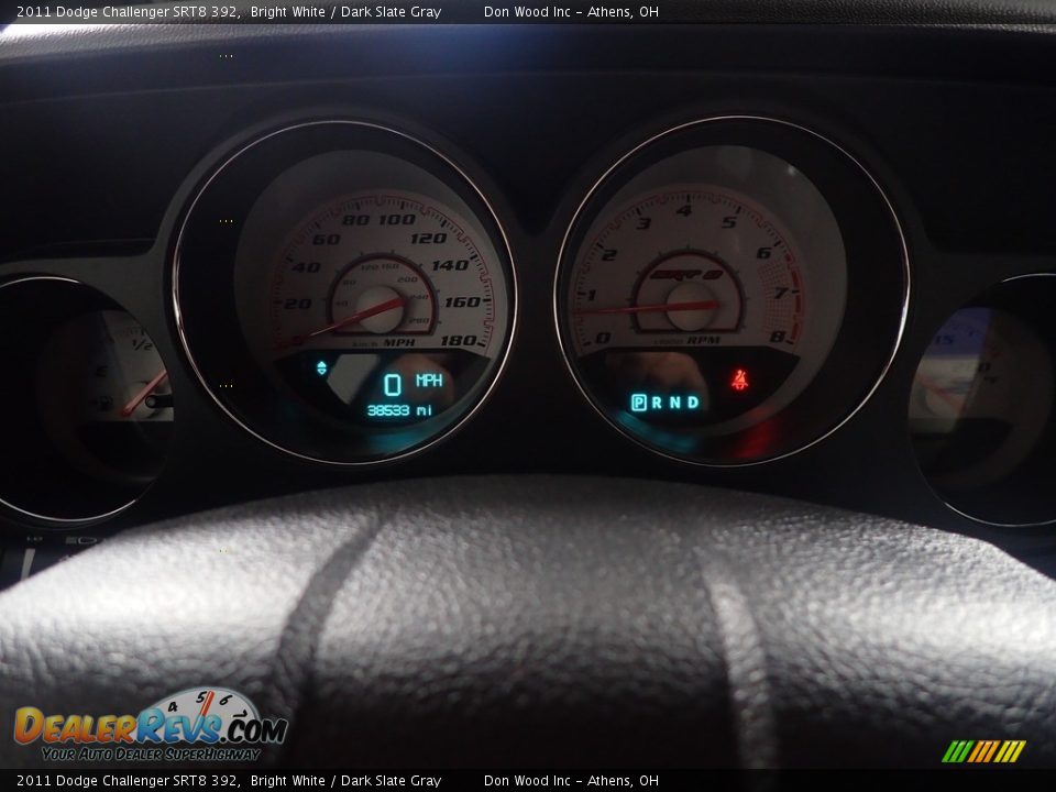 2011 Dodge Challenger SRT8 392 Bright White / Dark Slate Gray Photo #25
