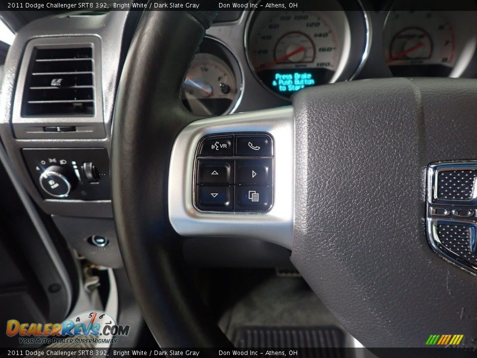 2011 Dodge Challenger SRT8 392 Bright White / Dark Slate Gray Photo #26