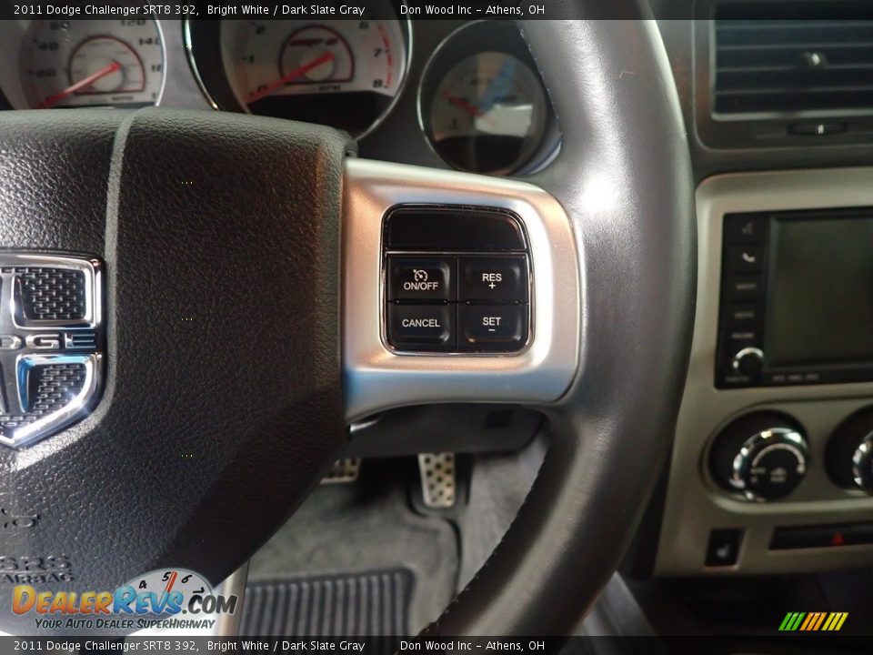 2011 Dodge Challenger SRT8 392 Bright White / Dark Slate Gray Photo #27