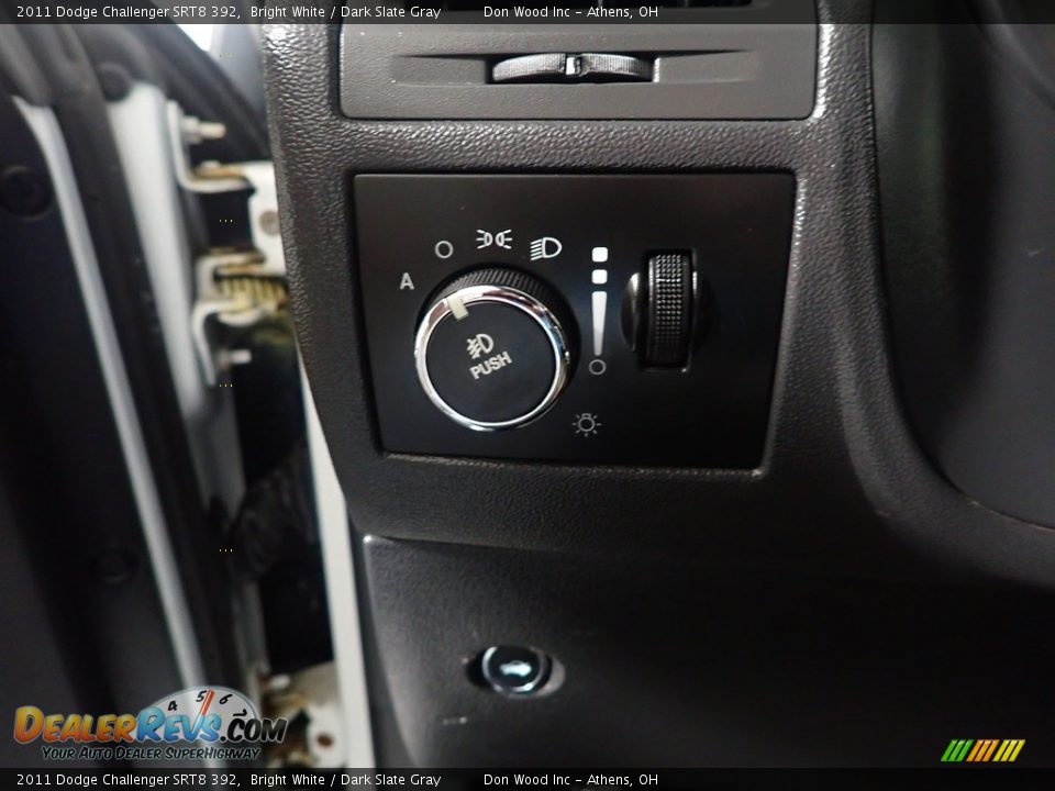 2011 Dodge Challenger SRT8 392 Bright White / Dark Slate Gray Photo #28