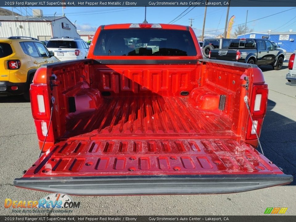 2019 Ford Ranger XLT SuperCrew 4x4 Hot Pepper Red Metallic / Ebony Photo #8