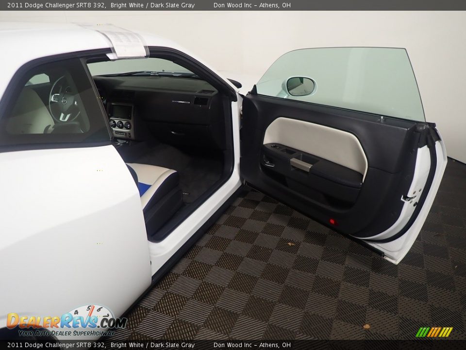 2011 Dodge Challenger SRT8 392 Bright White / Dark Slate Gray Photo #31