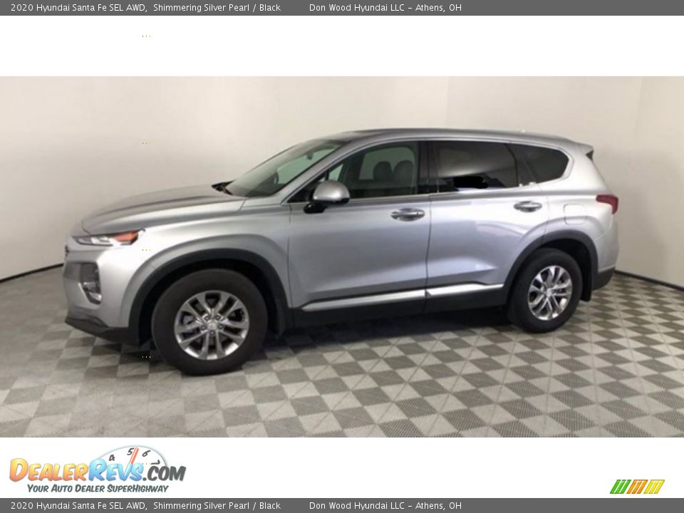 2020 Hyundai Santa Fe SEL AWD Shimmering Silver Pearl / Black Photo #7