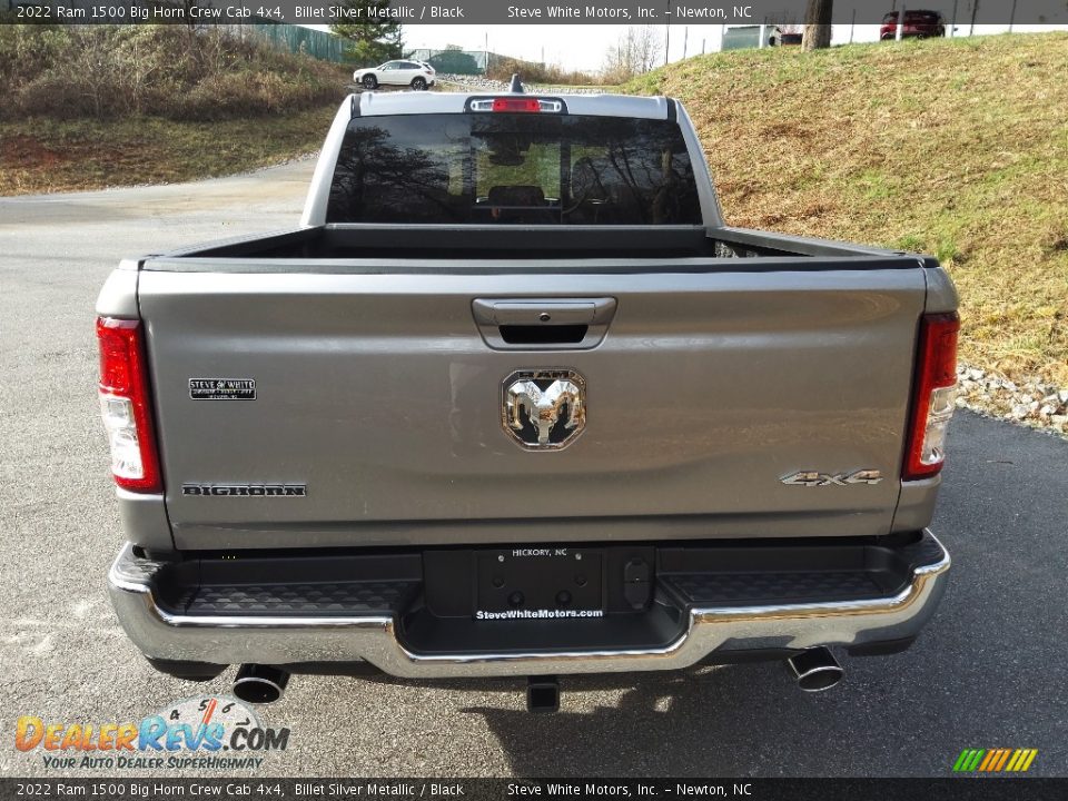 2022 Ram 1500 Big Horn Crew Cab 4x4 Billet Silver Metallic / Black Photo #7