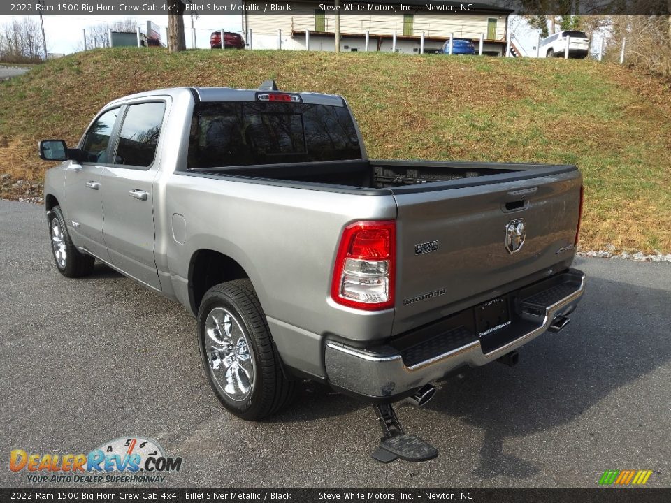 2022 Ram 1500 Big Horn Crew Cab 4x4 Billet Silver Metallic / Black Photo #9