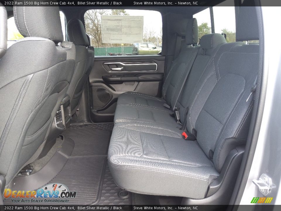 Rear Seat of 2022 Ram 1500 Big Horn Crew Cab 4x4 Photo #14