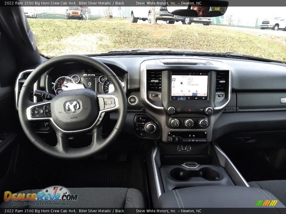 Dashboard of 2022 Ram 1500 Big Horn Crew Cab 4x4 Photo #18