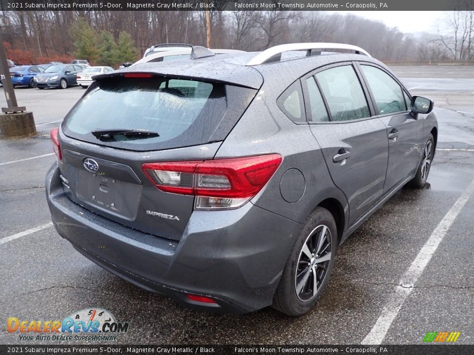 2021 Subaru Impreza Premium 5-Door Magnetite Gray Metallic / Black Photo #4