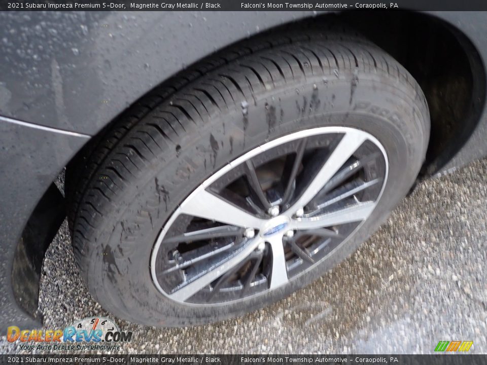 2021 Subaru Impreza Premium 5-Door Magnetite Gray Metallic / Black Photo #5