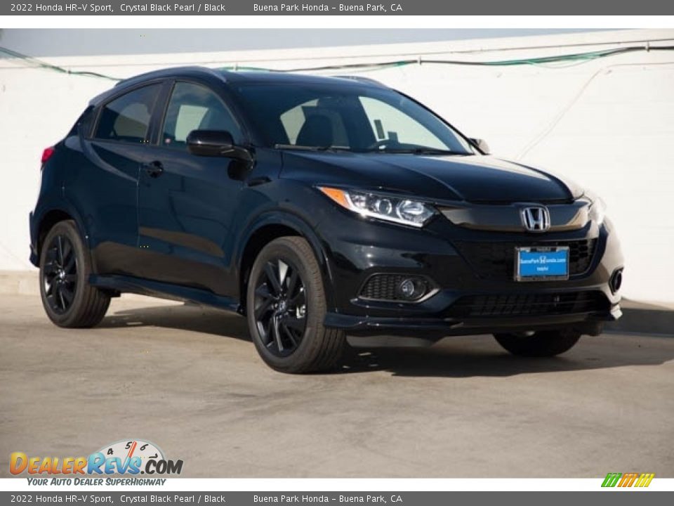 2022 Honda HR-V Sport Crystal Black Pearl / Black Photo #1