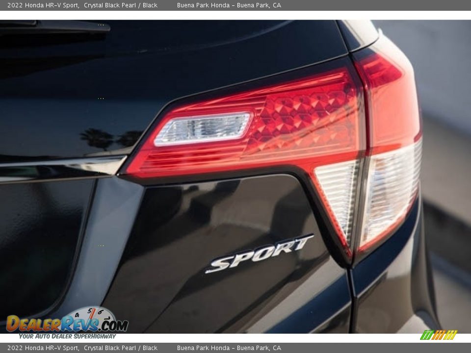 2022 Honda HR-V Sport Crystal Black Pearl / Black Photo #7