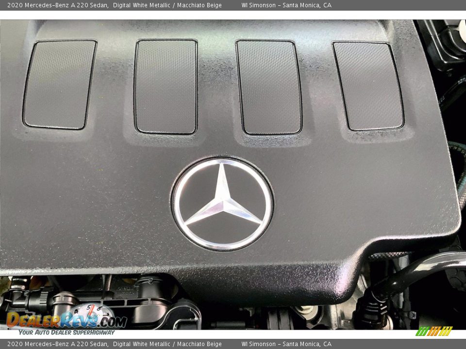 2020 Mercedes-Benz A 220 Sedan Digital White Metallic / Macchiato Beige Photo #32