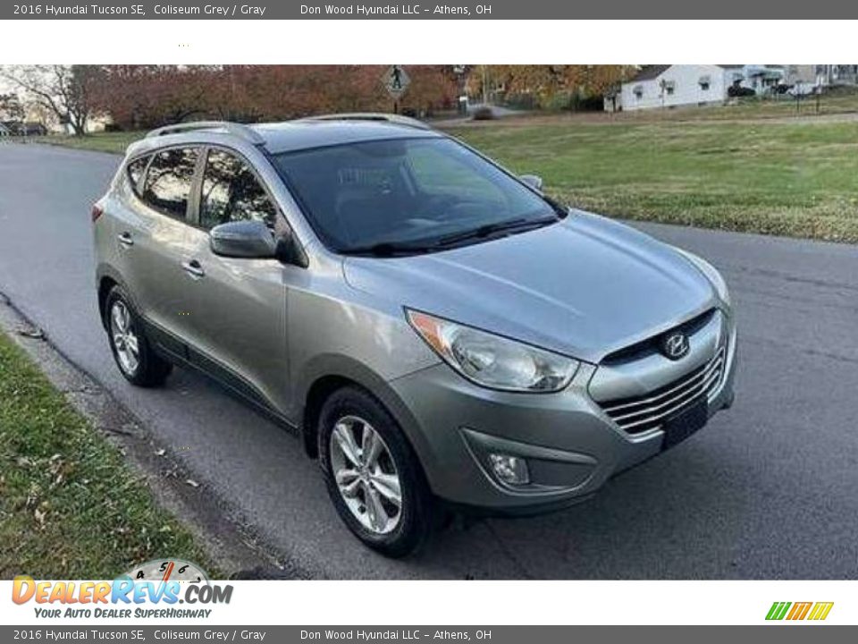 2016 Hyundai Tucson SE Coliseum Grey / Gray Photo #11
