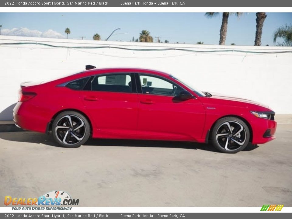 San Marino Red 2022 Honda Accord Sport Hybrid Photo #8