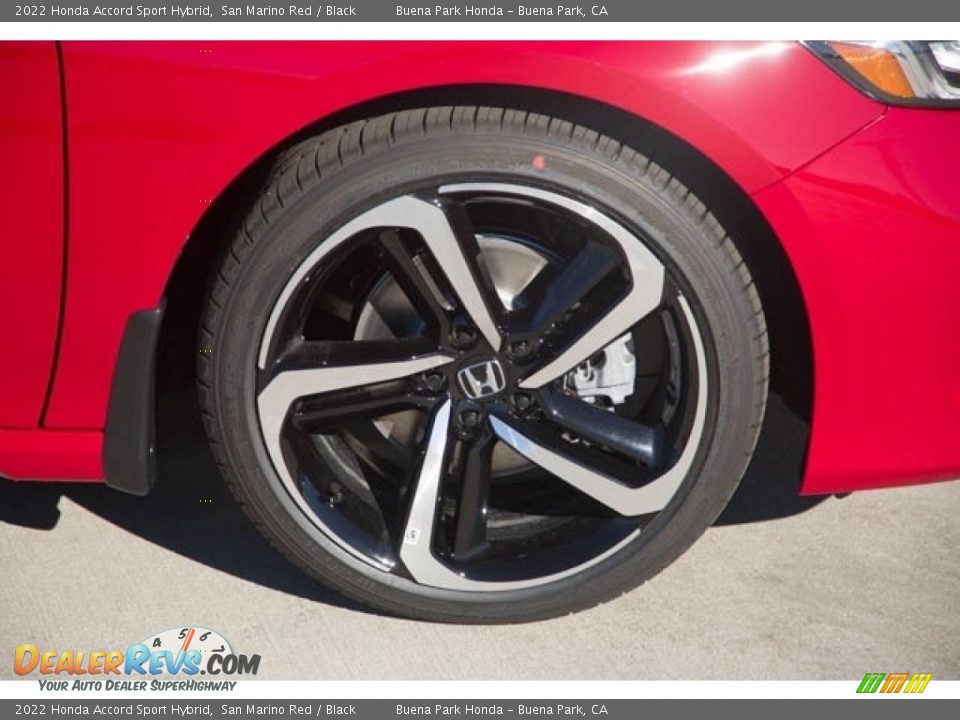 2022 Honda Accord Sport Hybrid San Marino Red / Black Photo #11