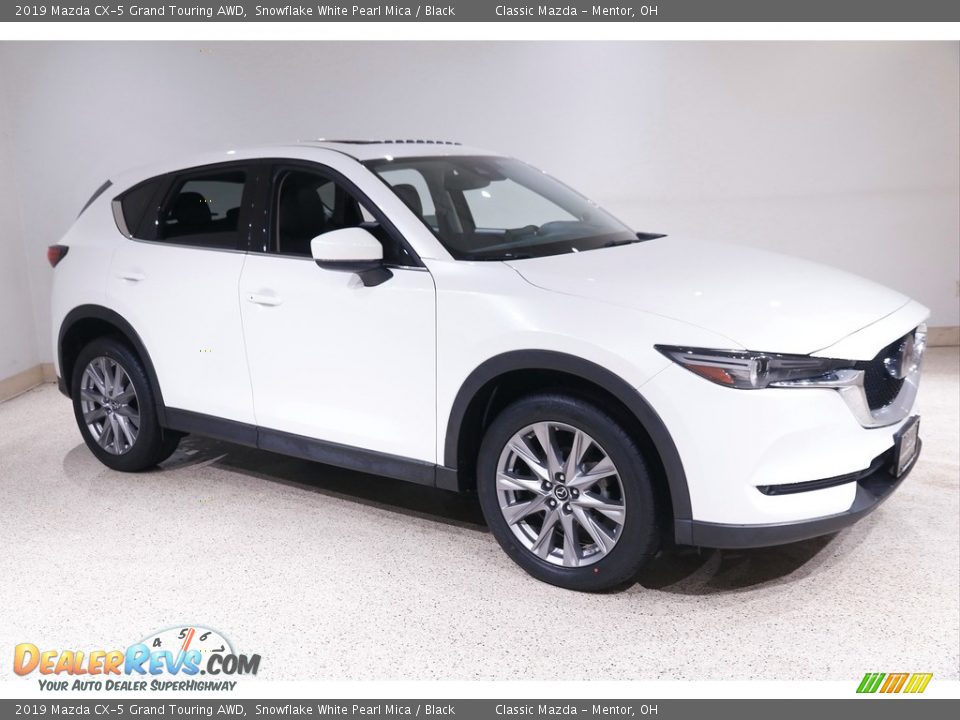2019 Mazda CX-5 Grand Touring AWD Snowflake White Pearl Mica / Black Photo #1